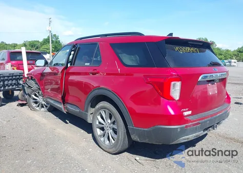 2022 Ford Explorer Xlt z USA, uszkodzony, nr VIN 1FMSK8DH2NGC09901